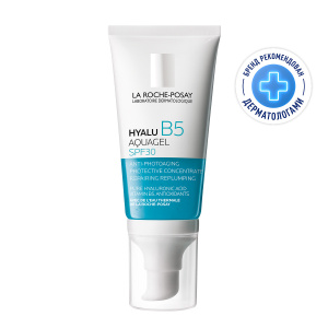 Купить: La Roche-Posay Hyalu В5 50 мл аквагель концентрированный  для увлажнения и тонуса кожи лица SPF 30