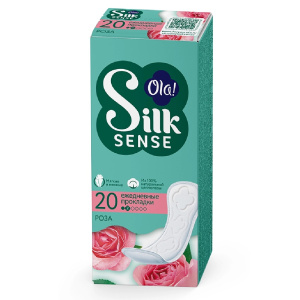 Купить: Ola Silk Sense Daily Deo 20 шт прокладки ежедневные бархатная роза