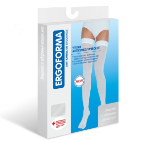 Купить: Ergoforma чулки антиэмболические 1 класс компрессии размер 5 белые