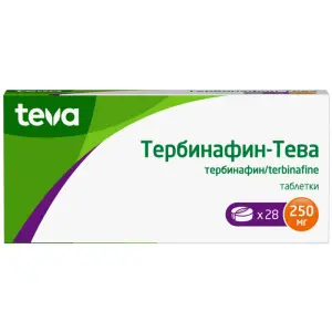 Купить Тербинафин-Тева 250 мг 28 шт таблетки