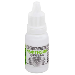 Купить: Нафтизин 0,1 % 15 мл капли назальные