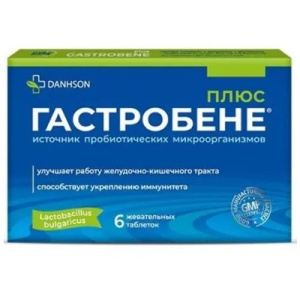 Купить: Гастробене плюс 6 шт таблетки жевательные