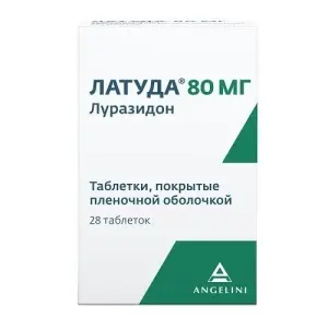 Купить Латуда 80 мг 28 шт таблетки покрытые пленочной оболочкой