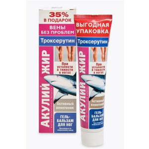 Купить: Акулий жир Троксерутин 125 мл гель-бальзам для ног