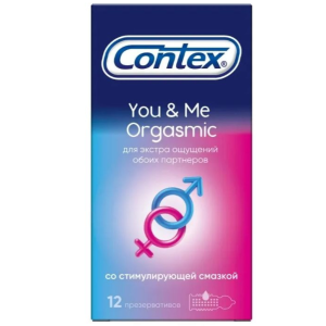 Купить: Contex You&Me Orgasmic 12 шт презервативы