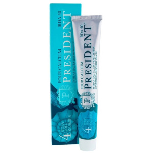 Купить: PresiDent Four Calcium 75 г паста зубная