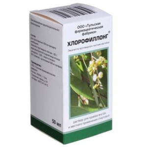 Купить: Хлорофиллонг 50 мл раствор для приема внутрь и местного применения спиртовой