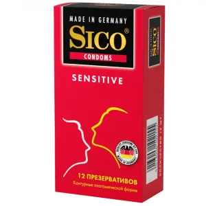 Купить Sico Sensitive 12  шт презервативы контурные