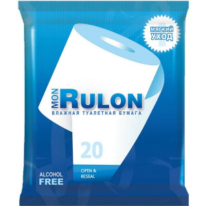 Купить: Mon Rulon 20 шт бумага туалетная влажная