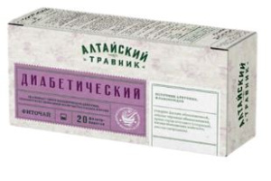Купить: Фиточай Диабетический алтайский травник 1,5 г 20 шт фильтр-пакеты