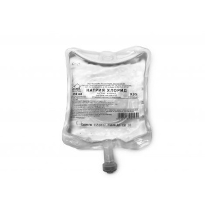 Купить: Натрия Хлорид 0,9 % 250 мл 1 шт раствор для инфузий (полимерный контейнер)