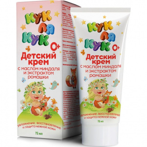 Купить: Кук Ля Кук 75 мл крем для детей с маслом миндаля и экстрактом ромашки 0+