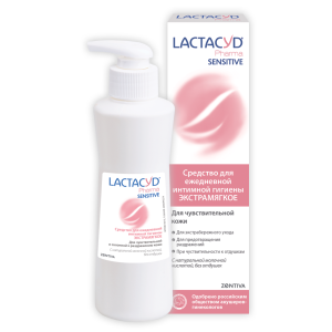 Купить: Lactacyd Pharma Sensitive 250 мл средство для интимной гигиены эктрамягкое для чувствительной кожи