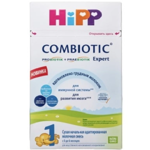 Купить: Hipp 1 Combiotic Expert 900 г смесь молочная адаптированная сухая начальная