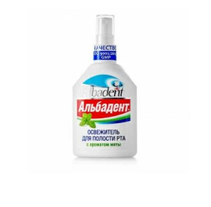 Купить: Альбадент 35 мл освежитель для полости рта мята