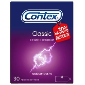 Купить: Контекс Классик 30 шт презервативы классические