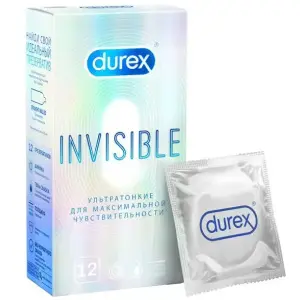 Купить Durex Invisible 12 шт презервативы ультра тонкие