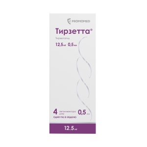 Купить: Тирзетта 12,5 мг 0,5 мл 4 шт раствор для подкожного введения шприцы в автоинжекторах