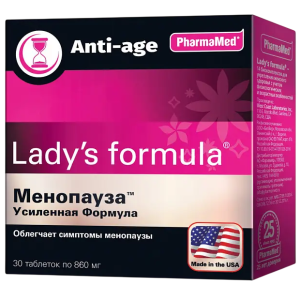 Купить: Lady's formula Менопауза Усиленная Формула 30 шт таблетки