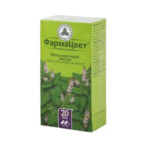 Купить Мята перечная листья 1,5 г 20 шт фильтр-пакеты