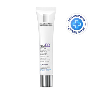 Купить: La Roche-Posay Mela B3 40 мл крем-уход для кожи лица шеи и зоны декольте против пигментации пигментных пятен с ниацинамидом SPF 30
