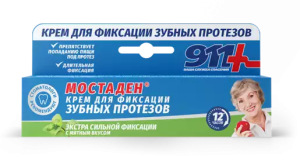 Купить: 911 Мостаден 40 мл крем для фиксации зубных протезов