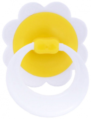 Купить: Соска-пустышка латексная 1 шт тип 2Б ромашка с кольцом