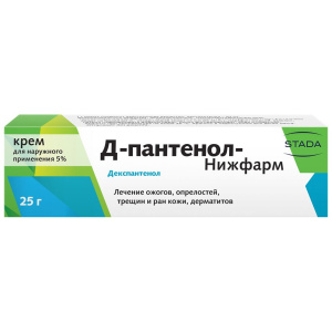Купить: Пантенол Д-Нижфарм 5% 25 г крем для наружного применения