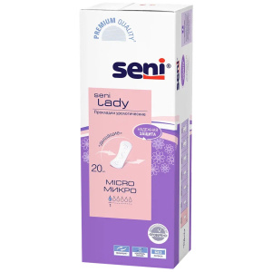 Купить: Seni Lady Micro 20 шт прокладки урологические 1 капля