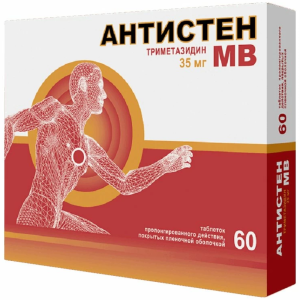 Купить: Антистен МВ 35 мг 60 шт таблетки пролонгированного высвобождения покрытые пленочной оболочкой