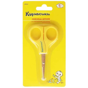 Купить: Курносики ножницы детские со скругленными кончиками безопасные артикул 19515