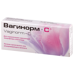 Купить: Вагинорм С 250 мг 6 шт таблетки вагинальные