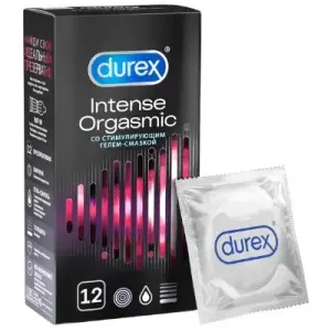 Купить Durex Intense Orgasmic 12 шт презервативы рельефные