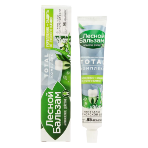 Купить: Лесной бальзам 75 мл зубная паста с алоэ вера и белым чаем