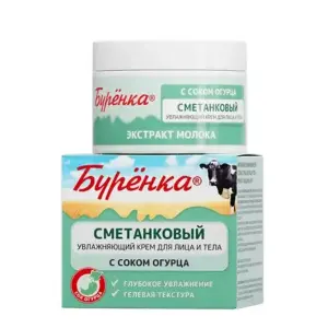 Купить Лошадиная сила Буренка 100 мл крем сметанковый с соком огурца для лица и тела