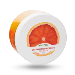 Купить Levrana 250 мл скраб для тела солевой цитрусовая свежесть