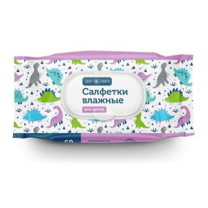 Купить: ComForte 60 шт салфетки влажные для детей с рождения