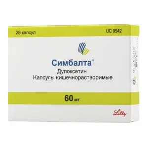 Купить Симбалта 60 мг 28 шт капсулы кишечнорастворимые