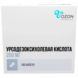 Купить Урсодезоксихолевая кислота 250 мг 100 шт капсулы