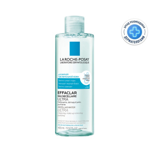 Купить: La Roche-Posay Effaclar Ultra 400 мл вода мицеллярная для снятия макияжа с лица и глаз для жирной и проблемной кожи