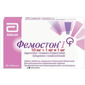 Купить Фемостон 1 мг 84 шт таблетки покрытые пленочной оболочкой