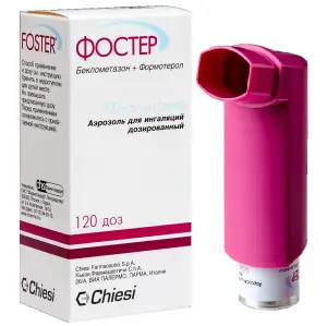 Купить Фостер 100 мкг/6 мкг 120 доз аэрозоль для ингаляций дозированный