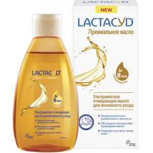 Купить: Lactacyd Премиальное масло 200 мл масло очищающее для интимной гигиены
