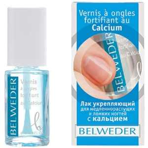 Купить: Belweder 8 мл лак укрепляющий для медленнорастущих и ломких ногтей с кальцием