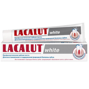 Купить: Lacalut White Black&White 75 мл паста зубная