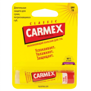 Купить: Carmex бальзам для губ стик 4,25г SPF 15