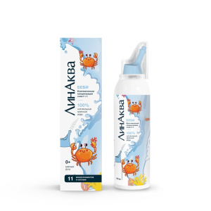 Купить: ЛинАква Бэби 0,9 % 150 мл средство для орошения и промывания носа