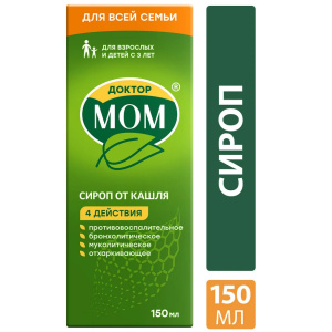 Купить: Доктор Мом 150 мл сироп