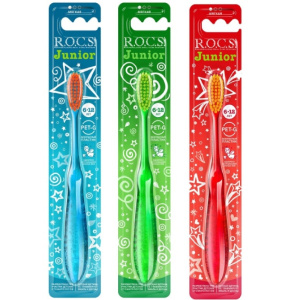 Купить: Rocs Junior щетка зубная для детей мягкая 6+