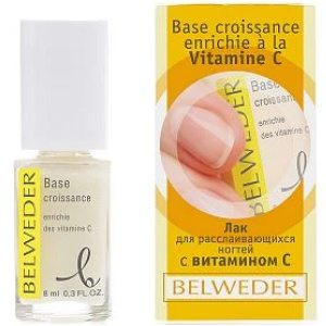 Купить: Belweder 8 мл лак для ногтей витамин C для расслаивающихся ногтей